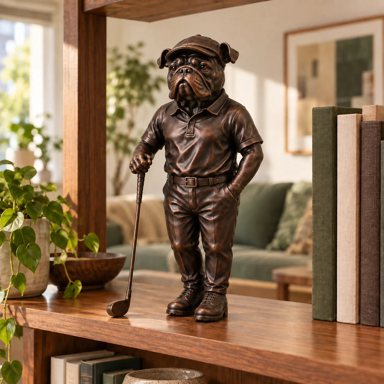 Bulldoggen-Golfer als Produktentwurf, Ansicht 6